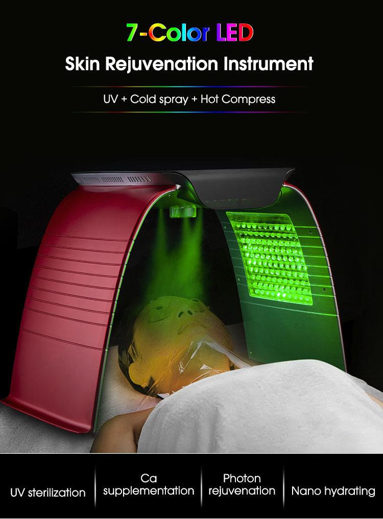 Portable high quality 7 color UV red