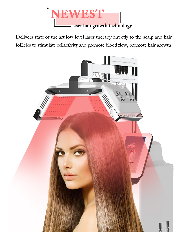 Hair loss treatment 660nm laser hair regrowth equipment HR68