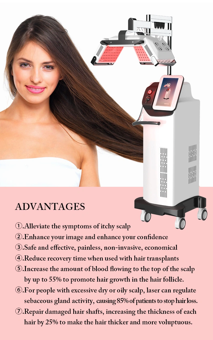 Hair loss treatment 660nm laser hair regrowth equipment HR68
