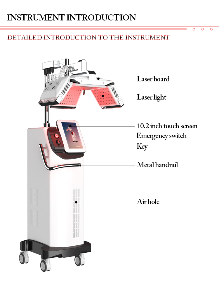 Hair loss treatment 660nm laser hair regrowth equipment HR68