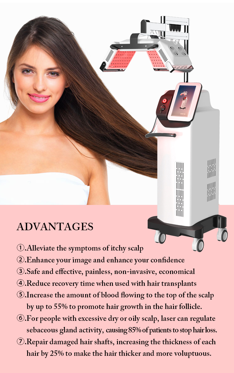 Hair loss treatment 660nm laser hair regrowth equipment HR68