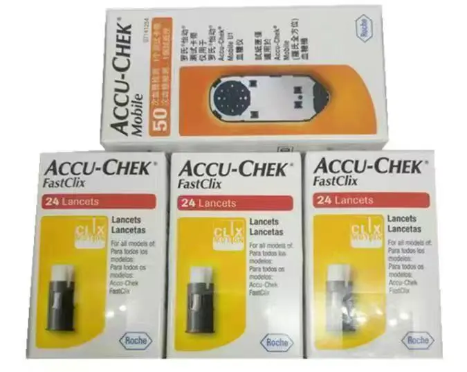 Hot selling Accu-Chek Mobile 50 Test Strips (1 Box x 50 Each) Blood Glucose Test Strips