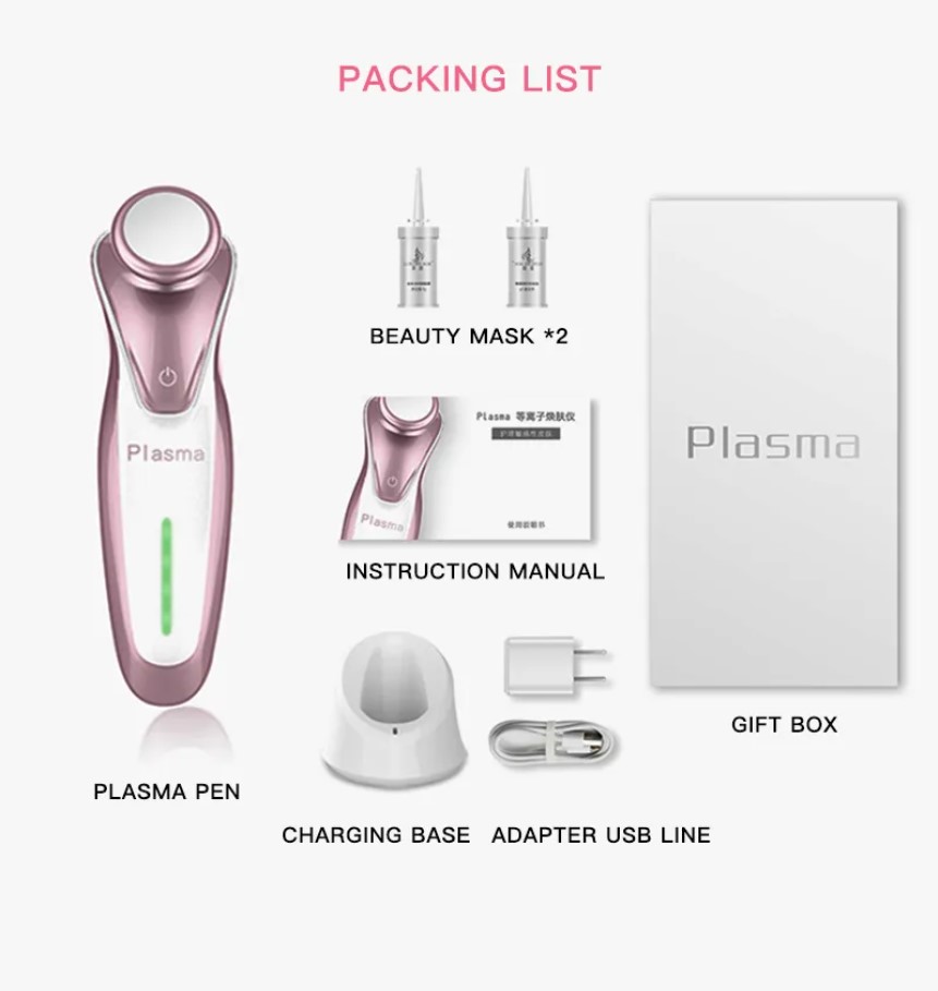 Home use plasma pen Facial Lifting Anti aging jett plasma lift acne treatment removal beauty machine