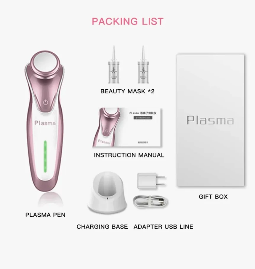 Home use plasma pen Facial Lifting Anti aging jett plasma lift acne treatment removal beauty machine