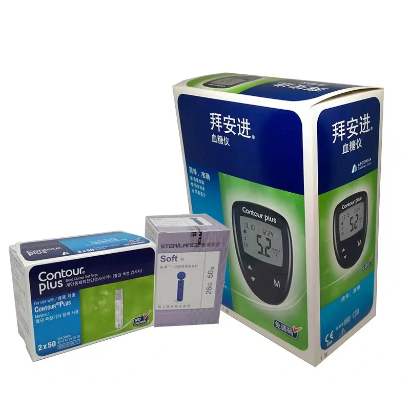 Contour Plus 100 Test Strip NO CODING Compatible With Contour plus Glucometer Meter