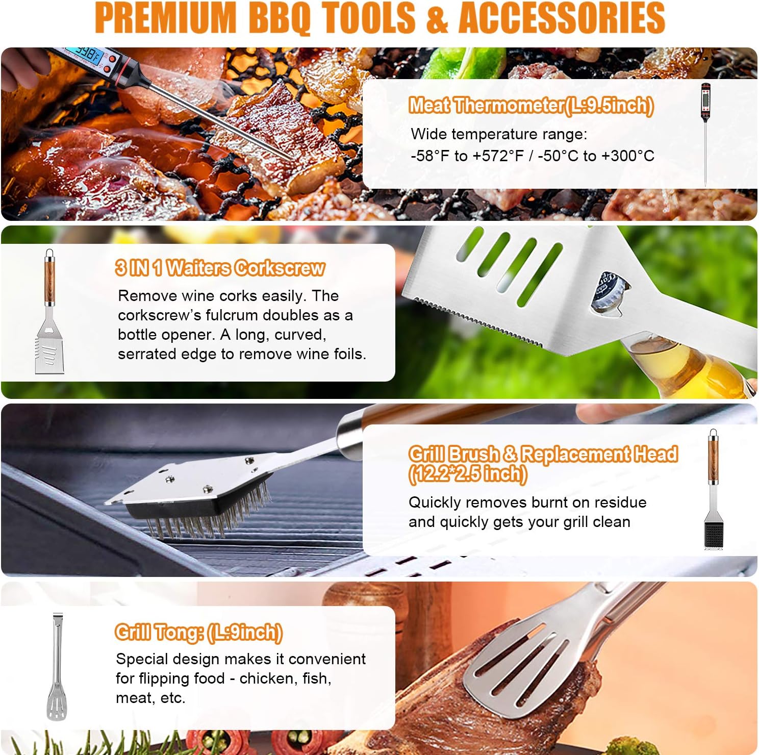 Stainless Steel Grilling Accessories