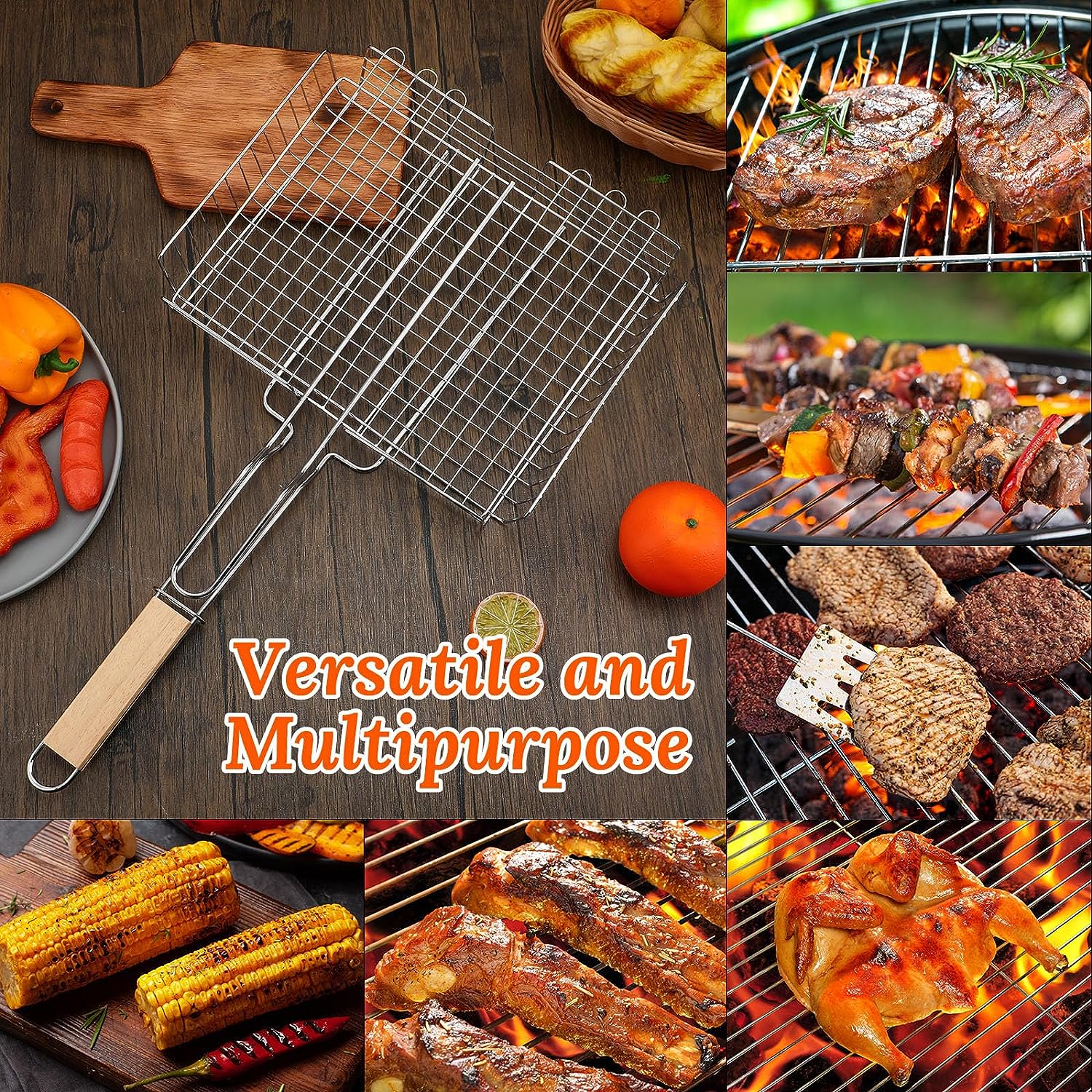 Folding Grilling Basket