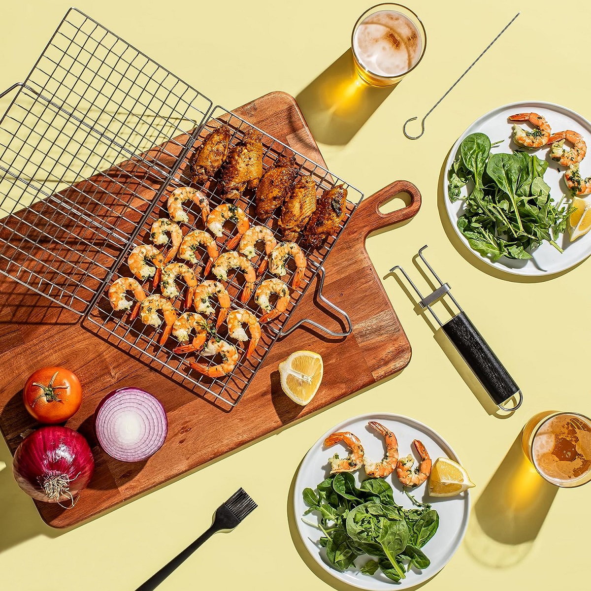 Folding Grilling baskets