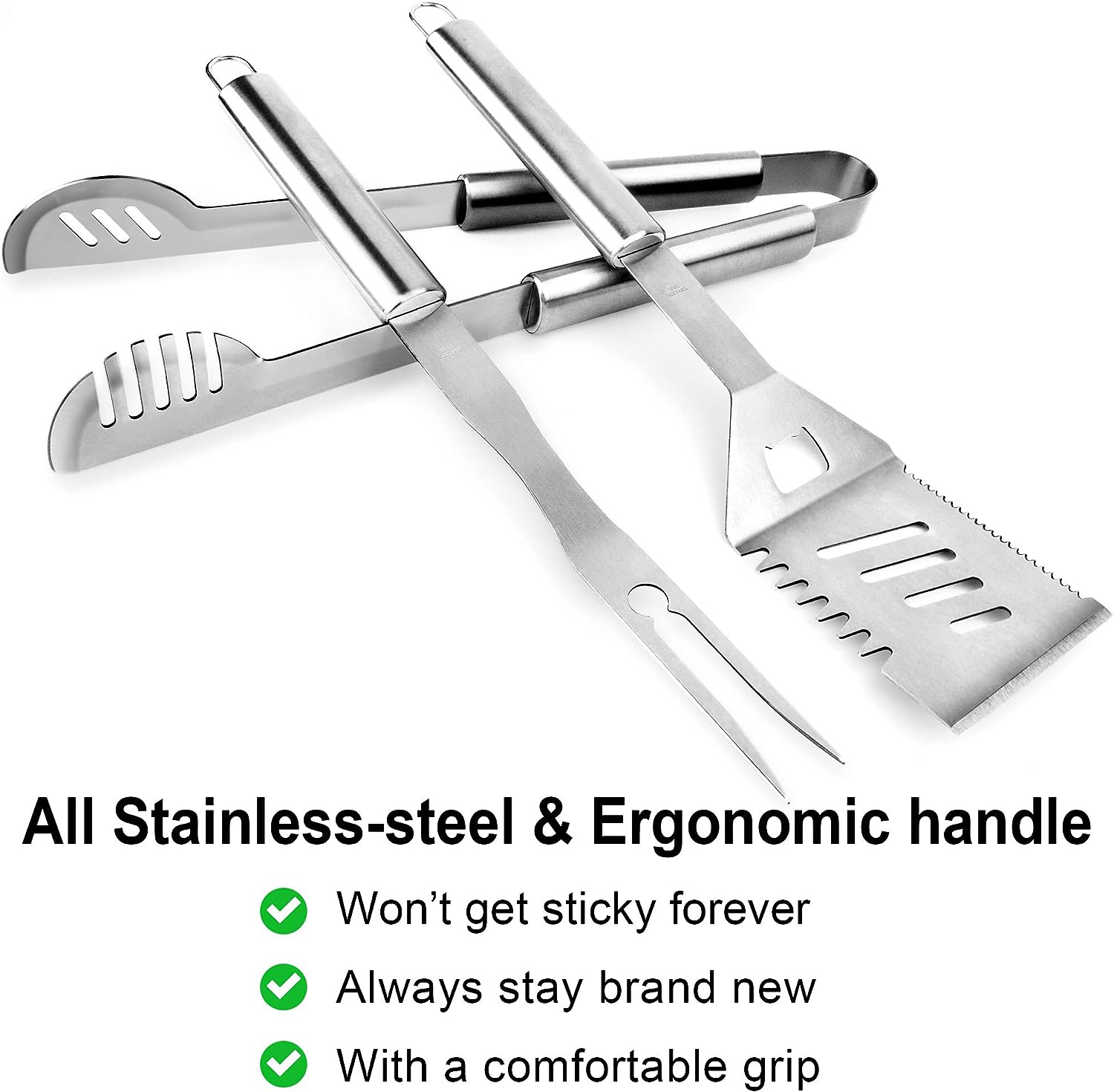 3 Piece BBQ Tool Set