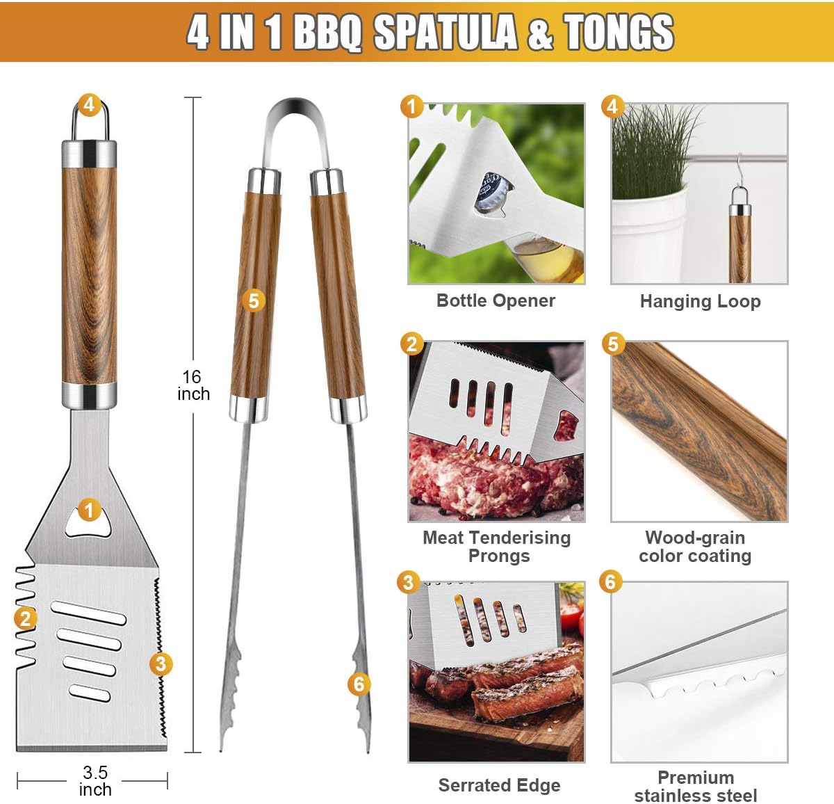 Grill Tools Set