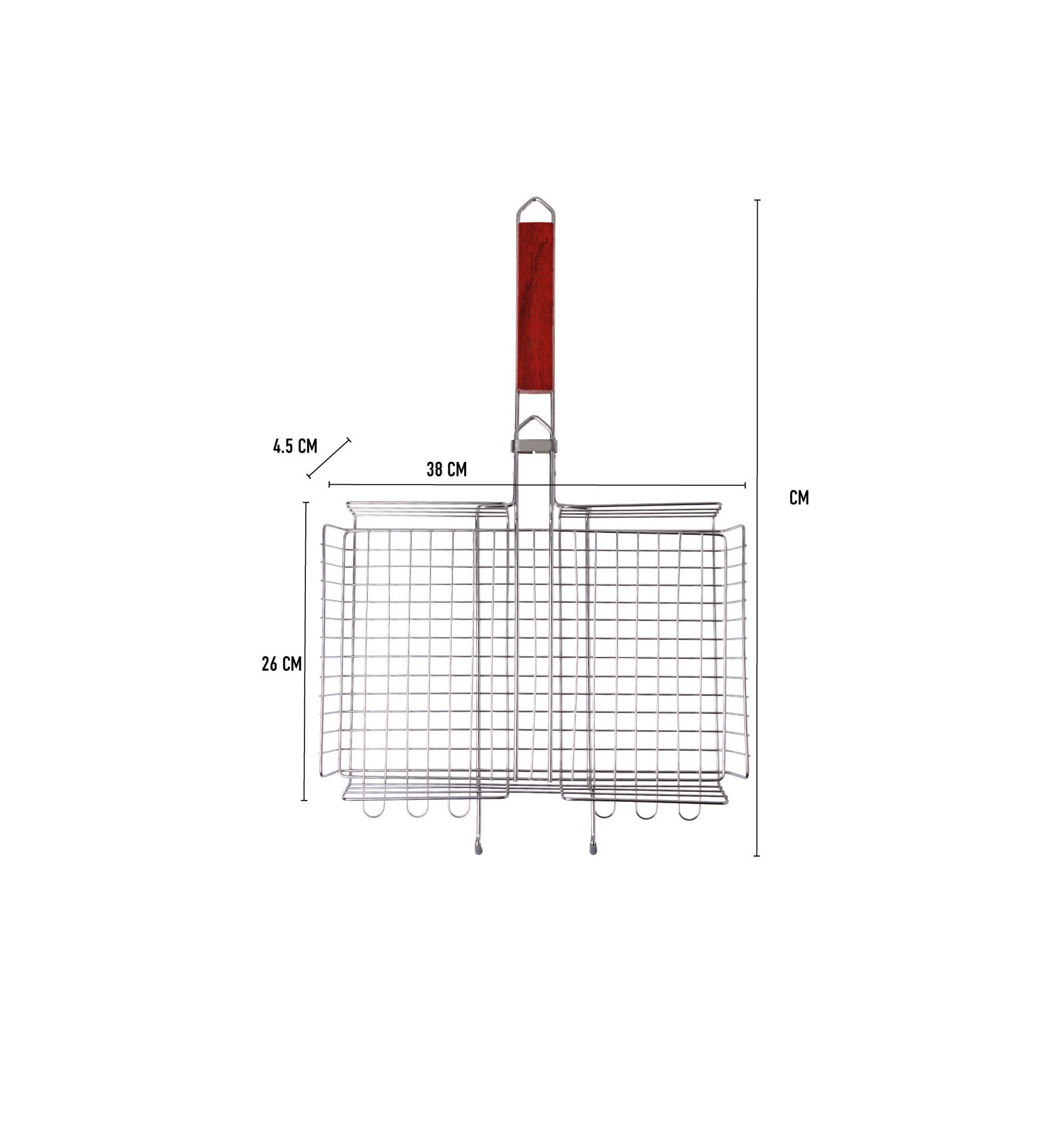 Stainless Steel Grilling Fish Basket
