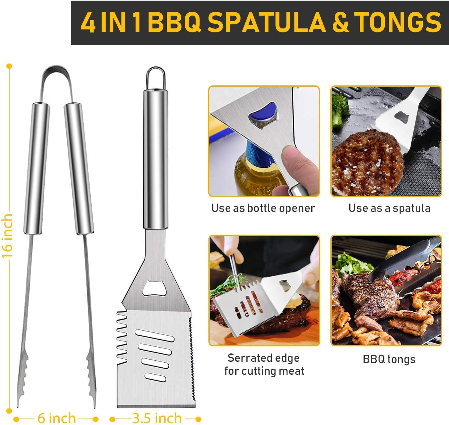 Stainless Steel Grill Tools