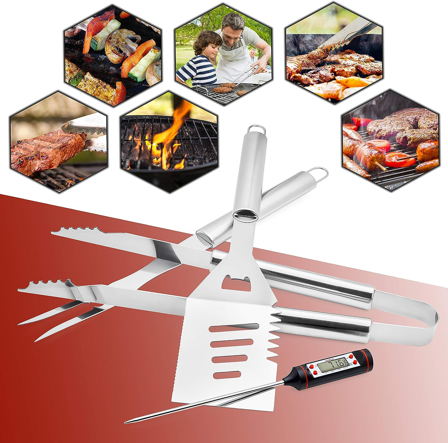 BBQ Tool Grill Set