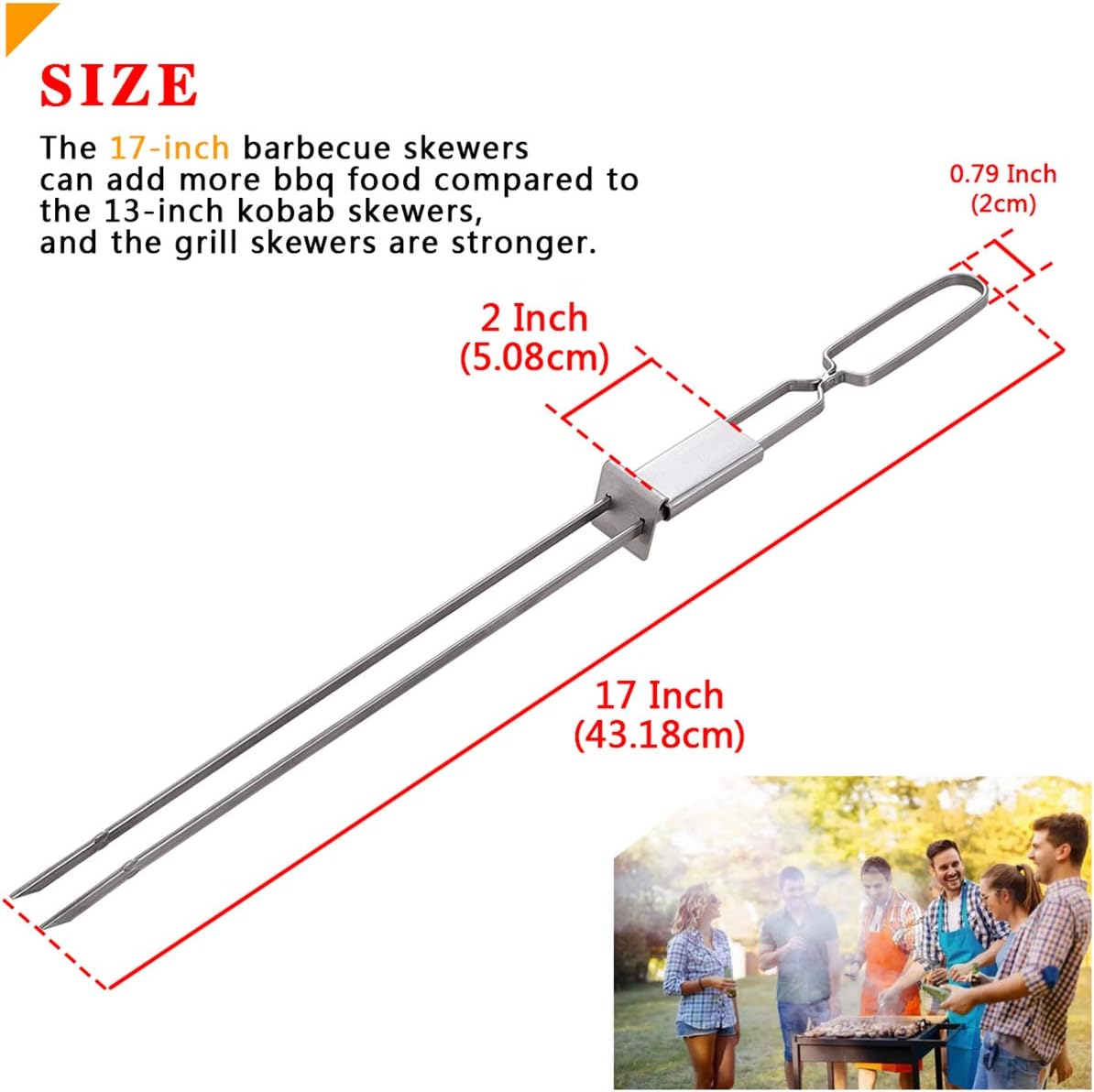 Stainless Steel Skewer
