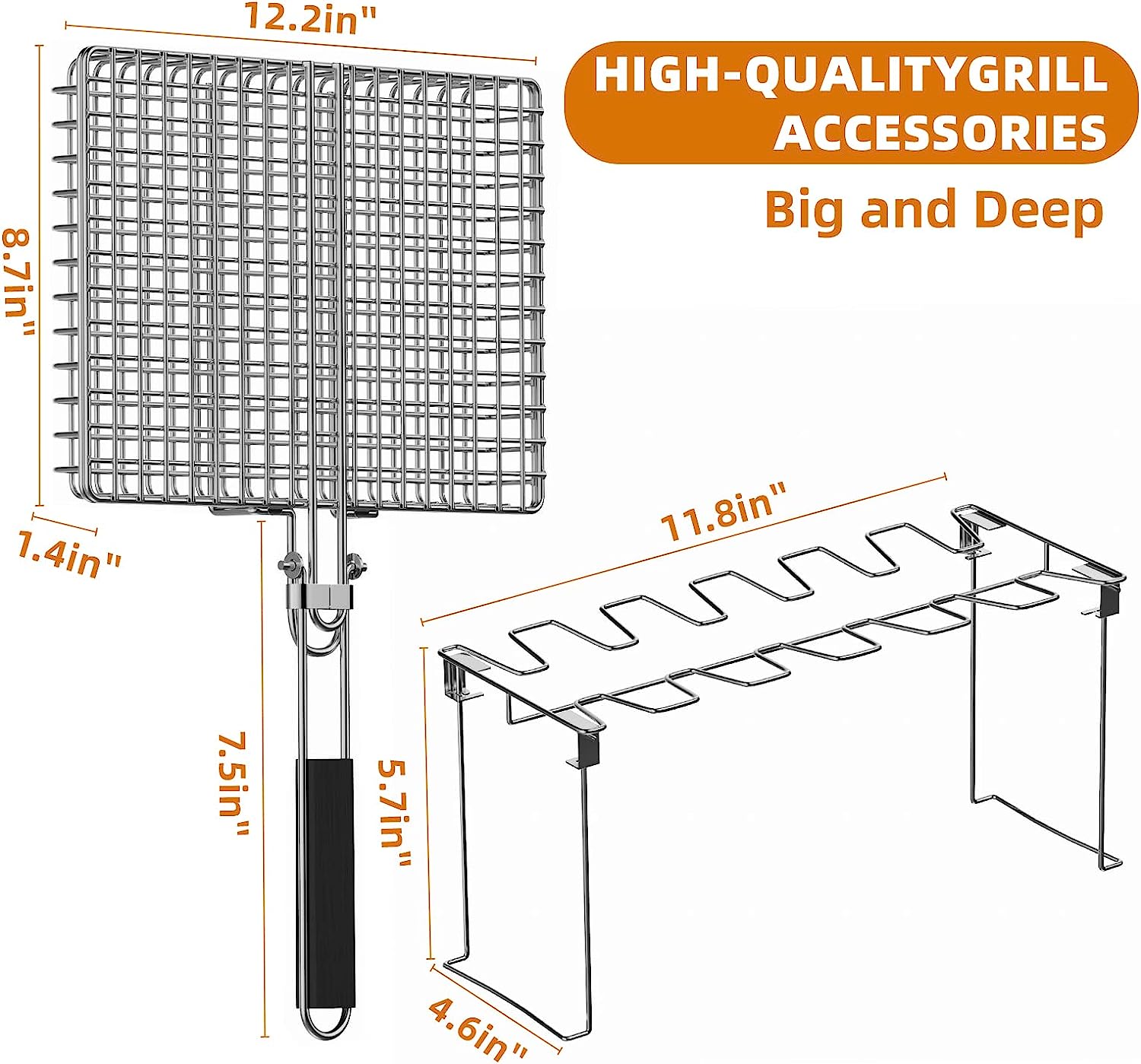 Stainless Steel Grilling Basket