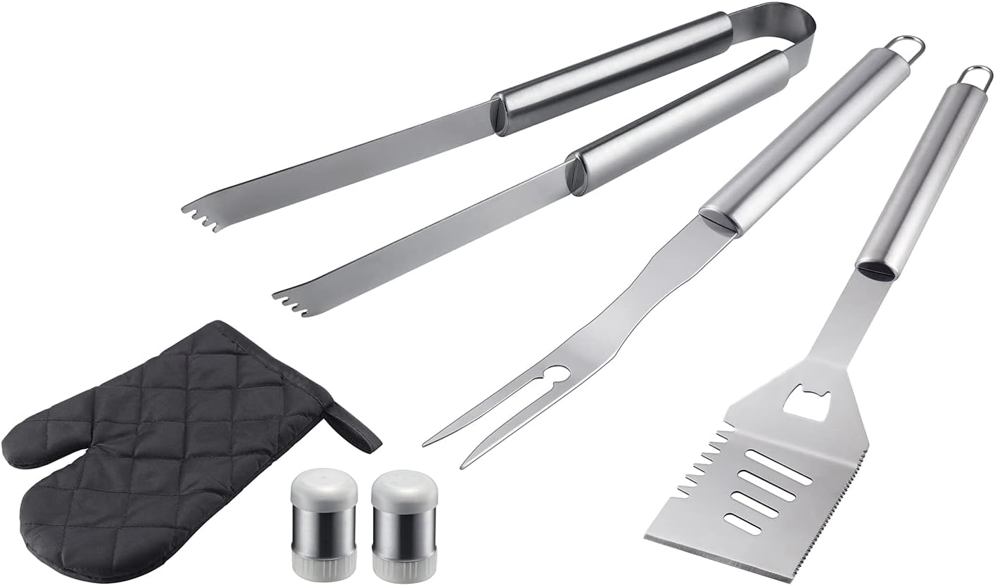 6 Piece BBQ Tool Set