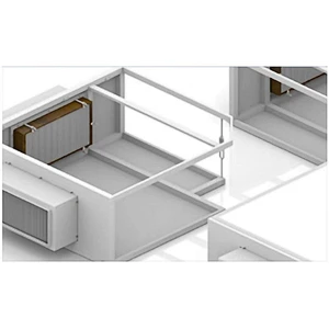 Laminar flow ceiling