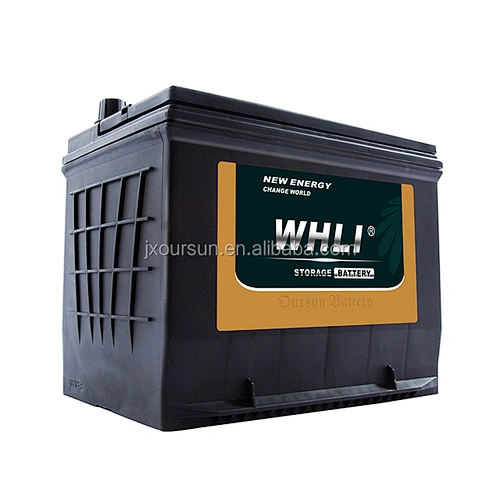 12V60Ah car starting battery 65D26R lead-acid battery high quality MF battery