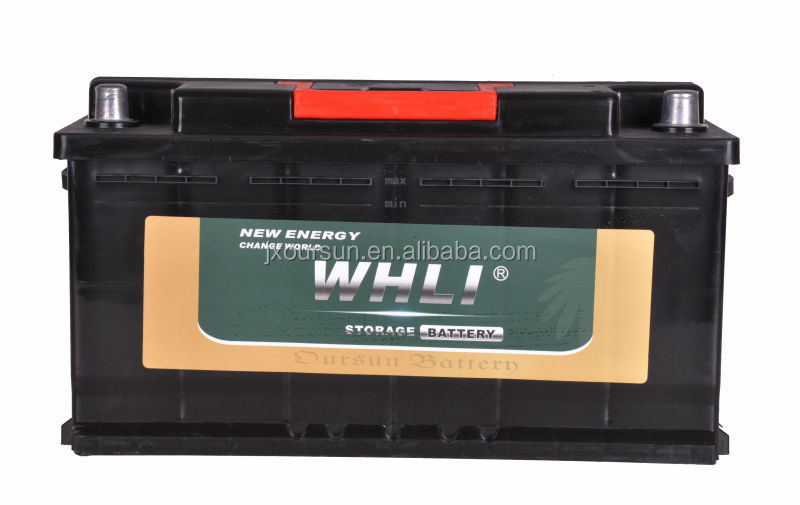 DIN100 12V Car Battery MF lead-acid battery