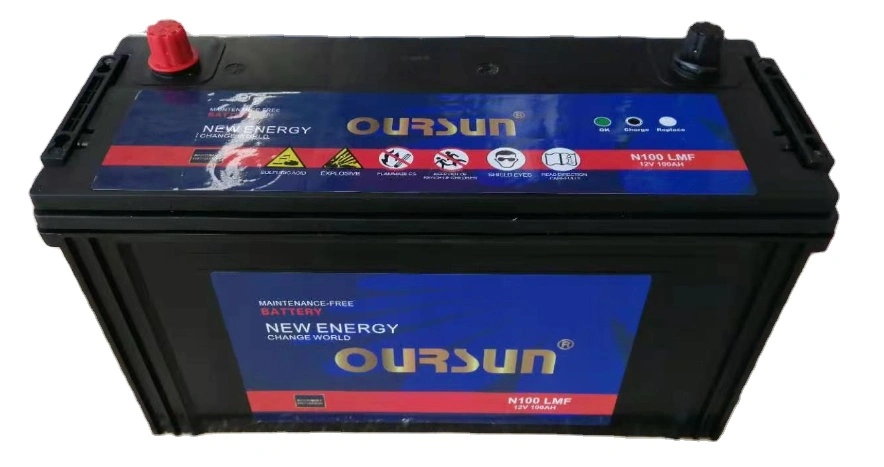 MFN100 lead-acid truck Battery12v 100ah truck battery