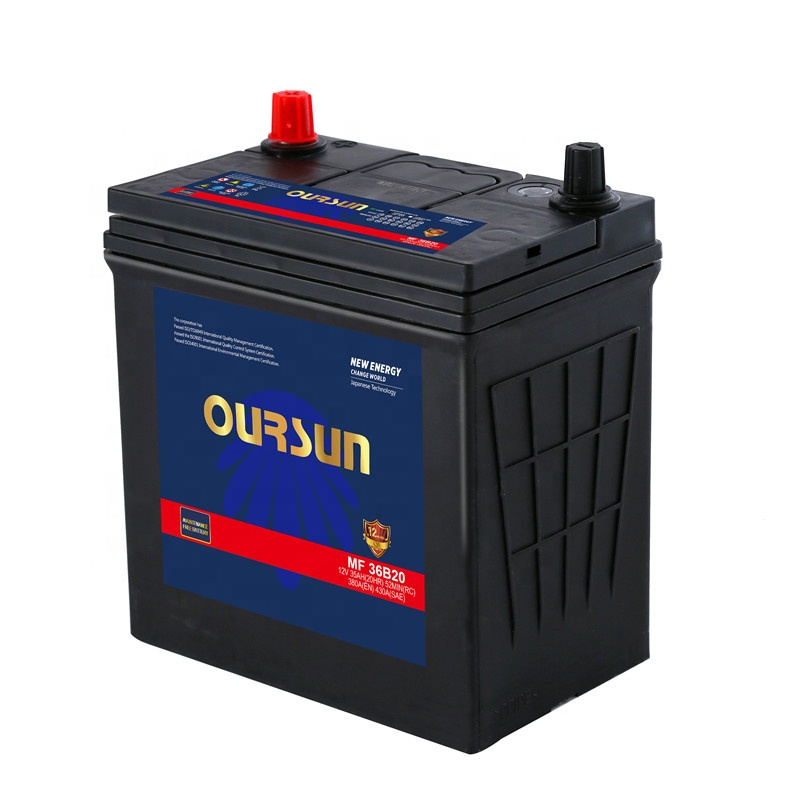 12v36Ah car battery MF automotive battery