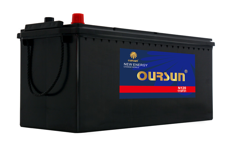 12V truck battery N120LMF lead-acid battery