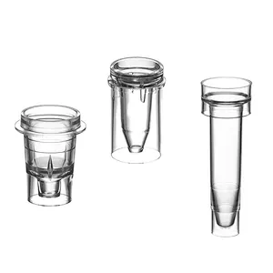 Cubeta de dilución de color de vaso de muestra de plástico
