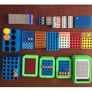 Cryo Tube & Cryogenic Vial Aluminum Rack Heating Cooling Block
