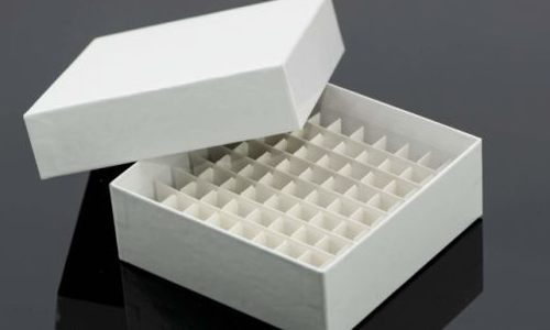 cardboard cryo freezer box