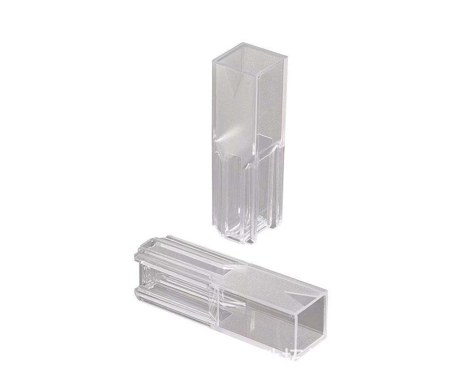 Laboratório de cuvetes de plástico