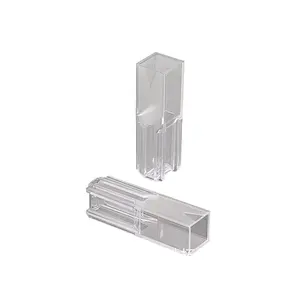 Laboratório de cuvetes de plástico