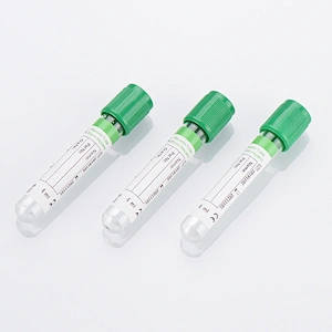 Tubo de coleta de sangue com heparina sódica