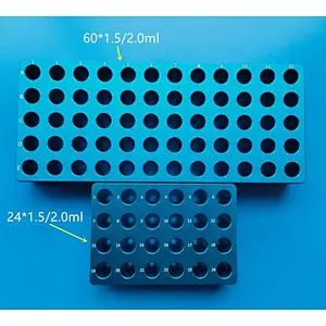 Cryo Tube & Cryogenic Vial Aluminum Rack Heating Cooling Block