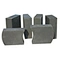 Unburned magnesia calcium carbon brick
