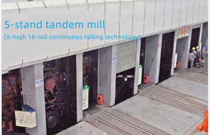 Glimpse five-stand tandem cold mill