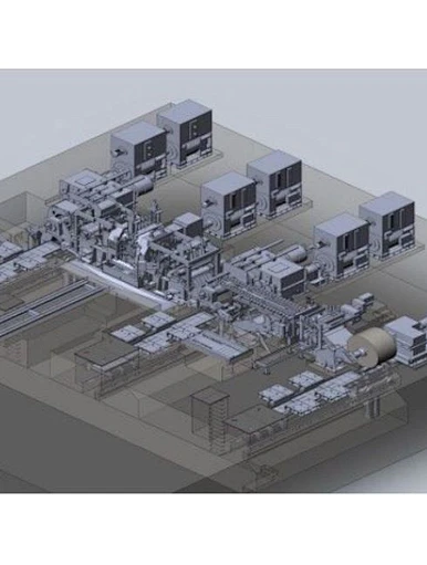reversible cold rolling mill layout