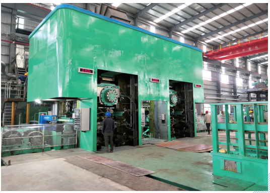 Double-stand skin pass mill