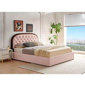 pink bed frame