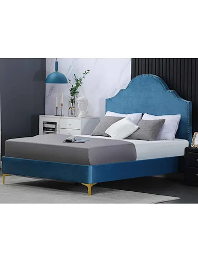 upholstered headboard bed