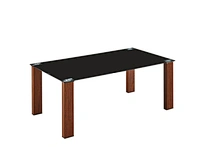 Tea Table Glass Top Coffee Table with Storage Modern Center Table MDF TV Stand Set Living Room Furniture TV Unit