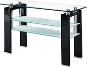 Coffee Table Glass Top Tea Table with Storage Modern Center Table Tv Stand Set Living Room Furniture TV Unit