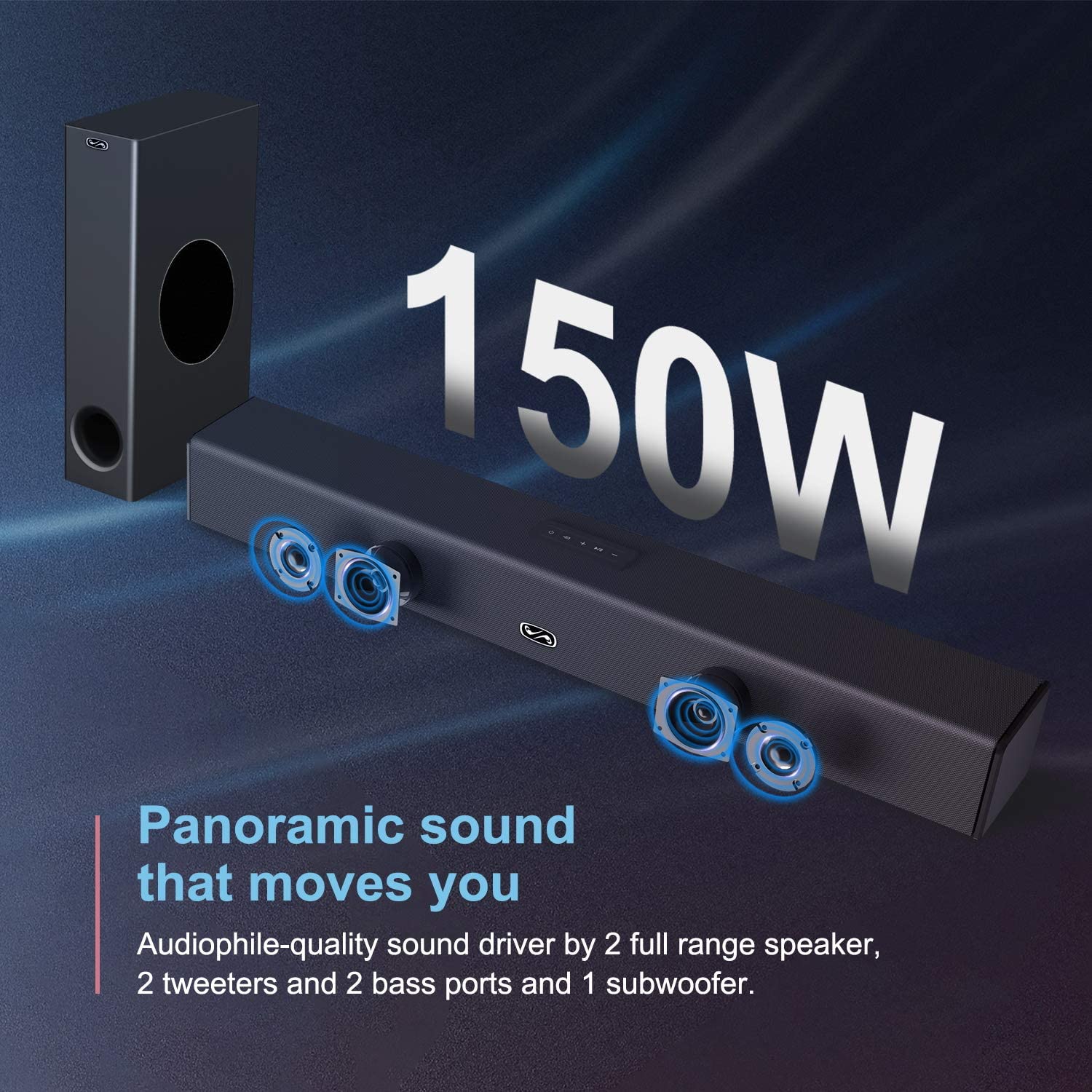 120W sound bar subwoofer SD7021H Manufacturer