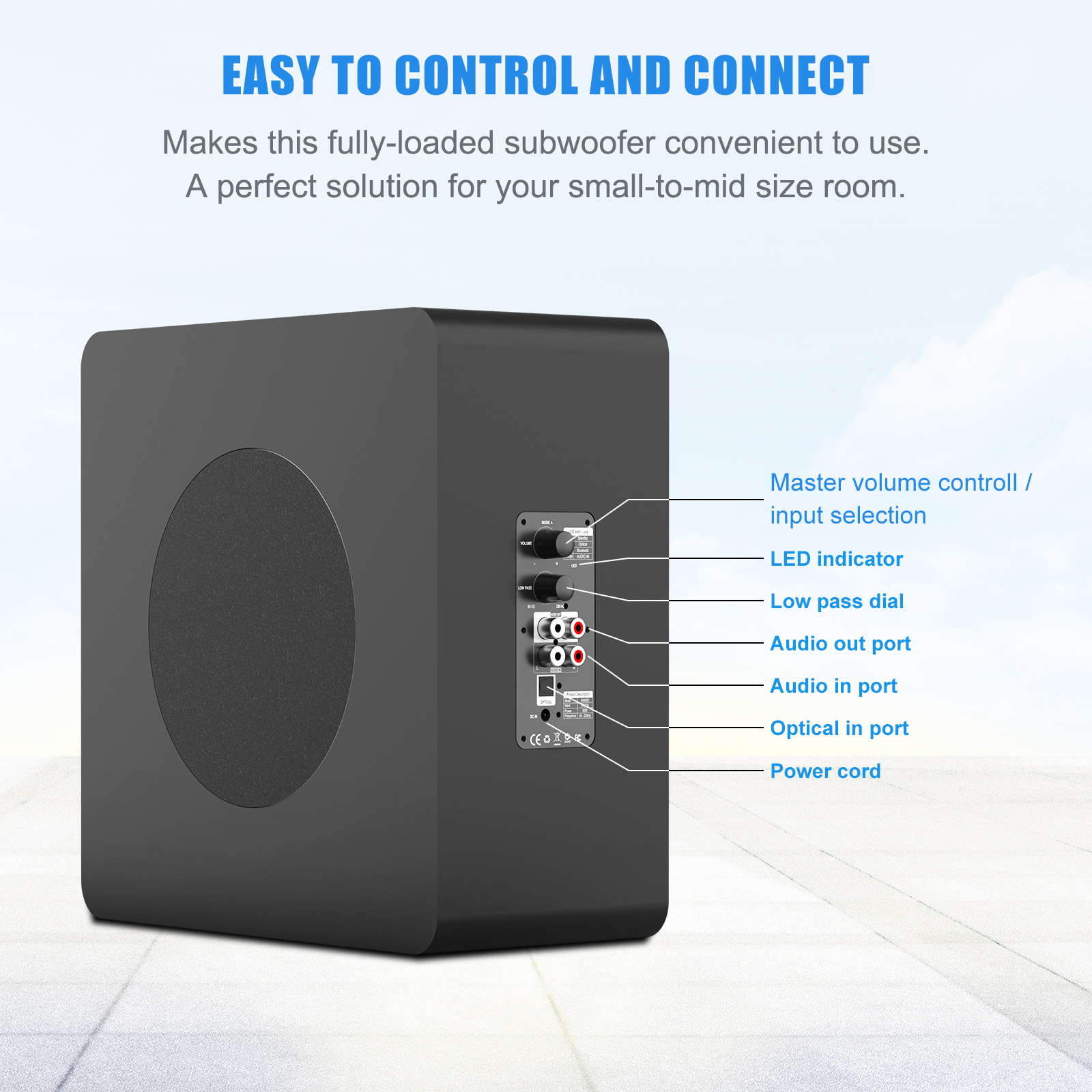 60W Subwoofer forTV SW65D Manufacturer