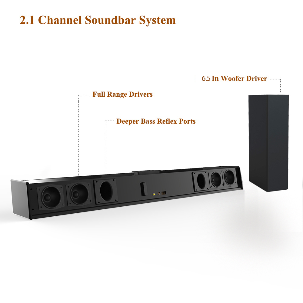 120W sound bar subwoofer SD7021H Manufacturer