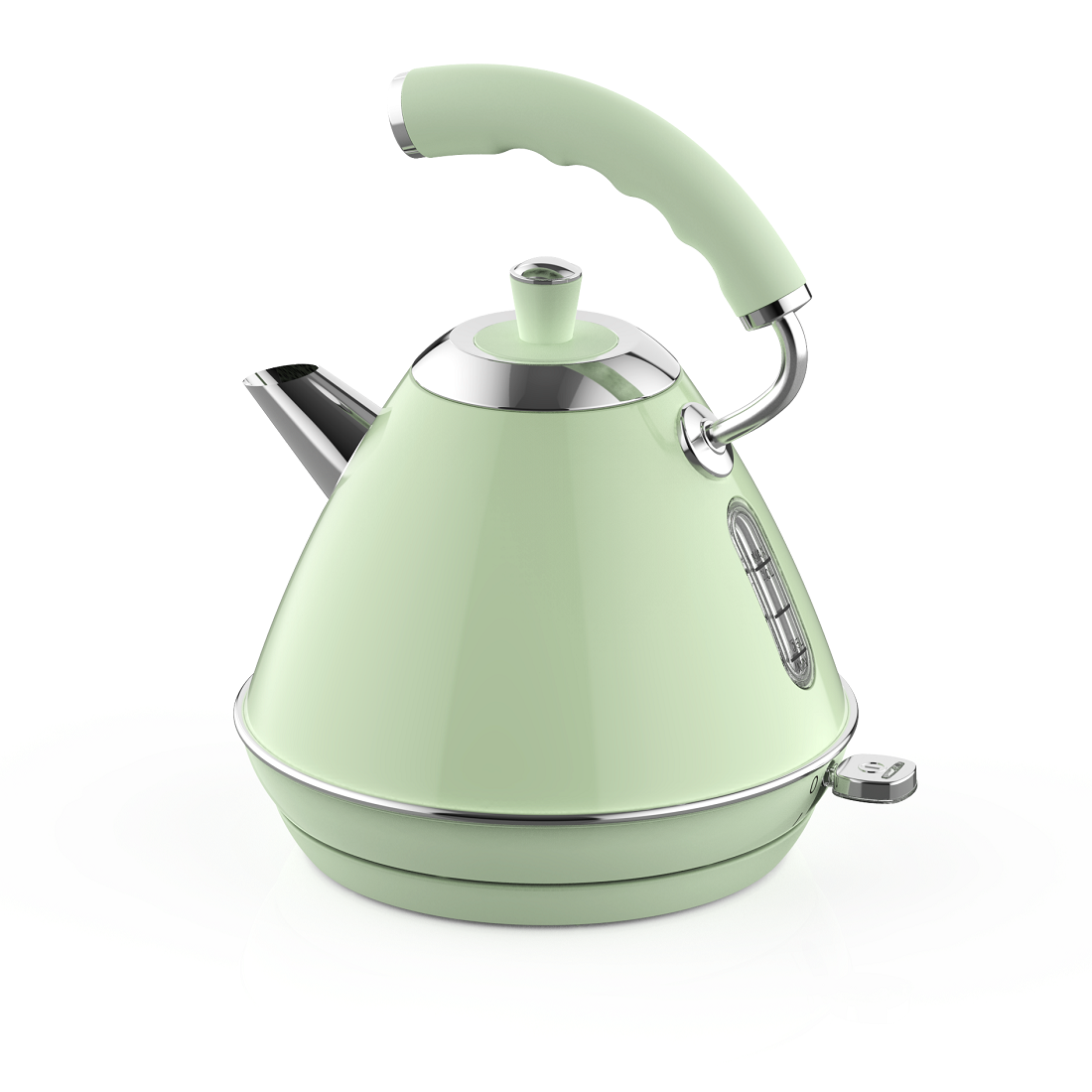 1.0L Mini Pyramid Electric Kettle, Some Models with Thermometer(NO.K21)
