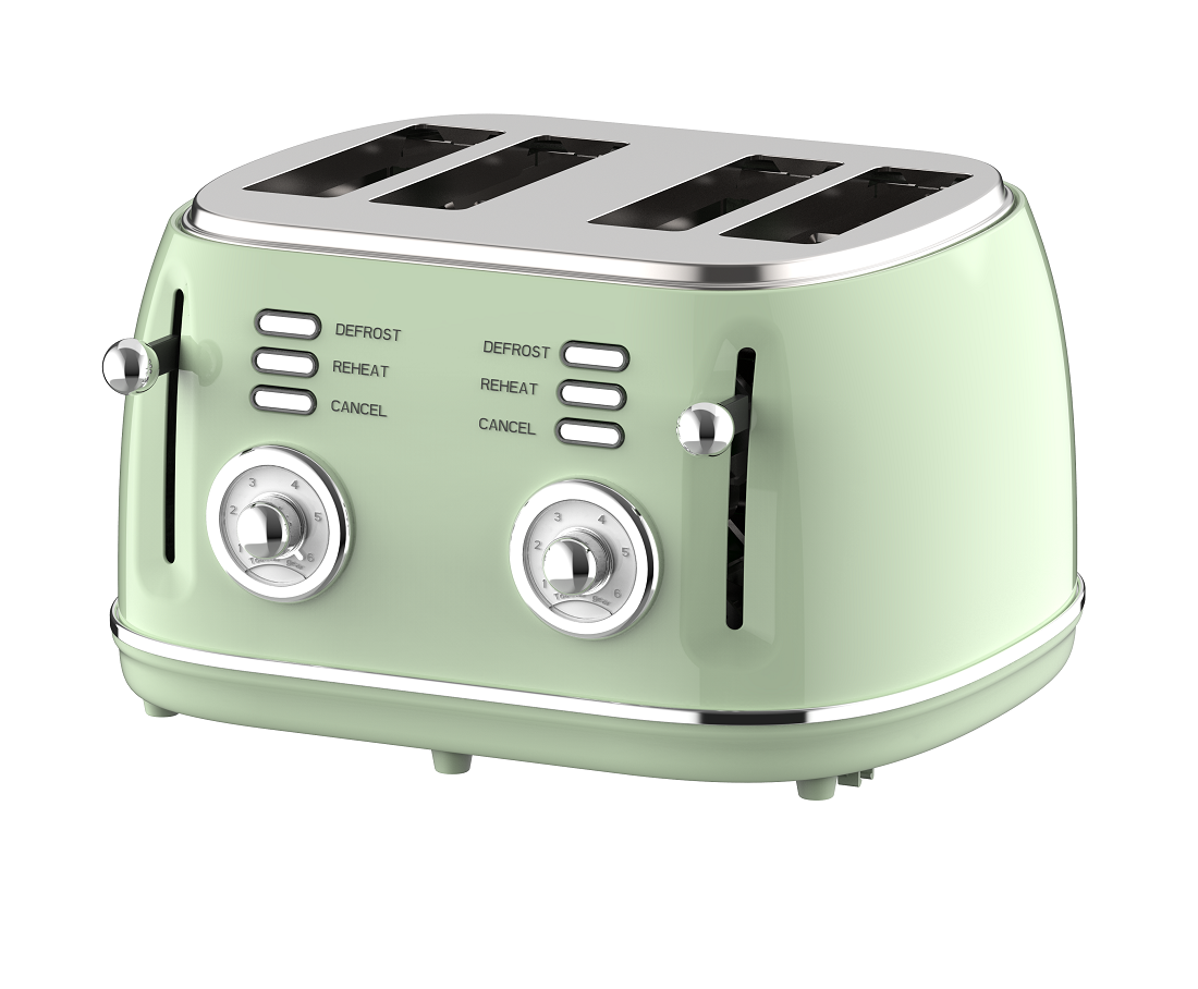 Retro Design 4 Slice Toaster（NO.T04)