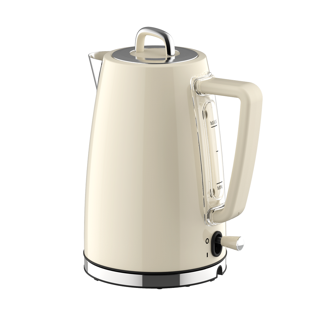 1.7L White Jug Kettle with Stainless Steel Liner(NO.K01）