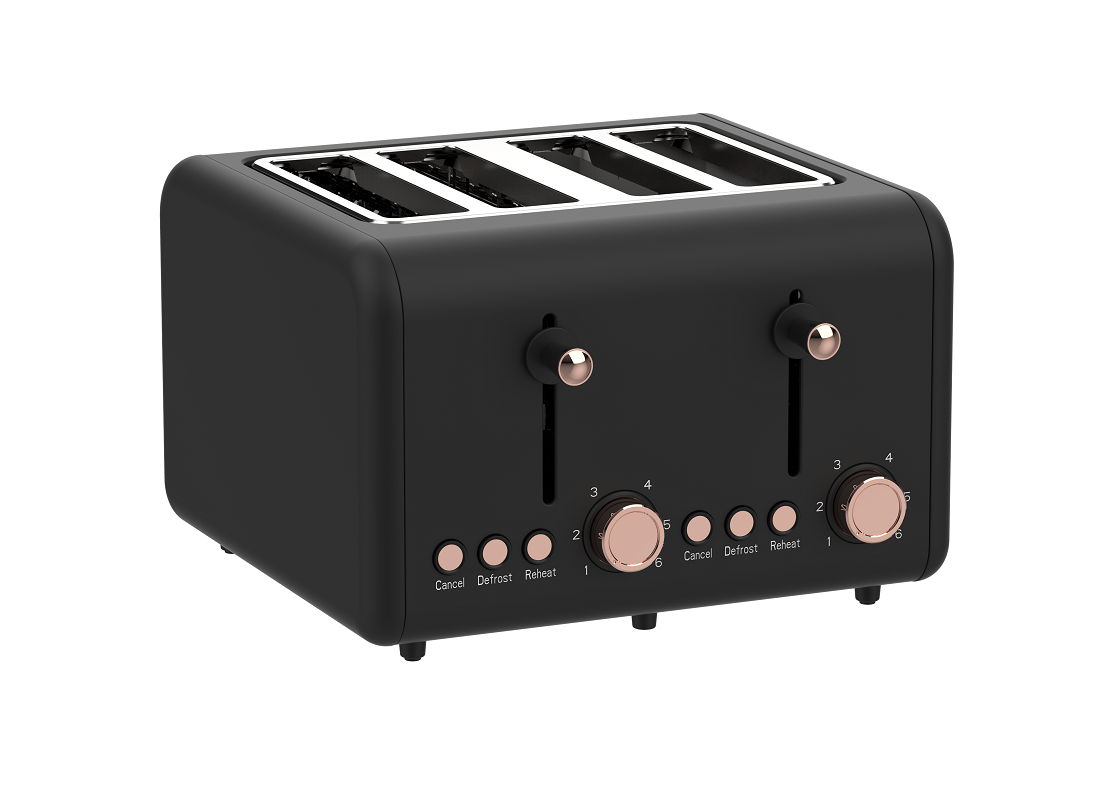 4 Slice Stainless Steel Toaster（NO.T02)