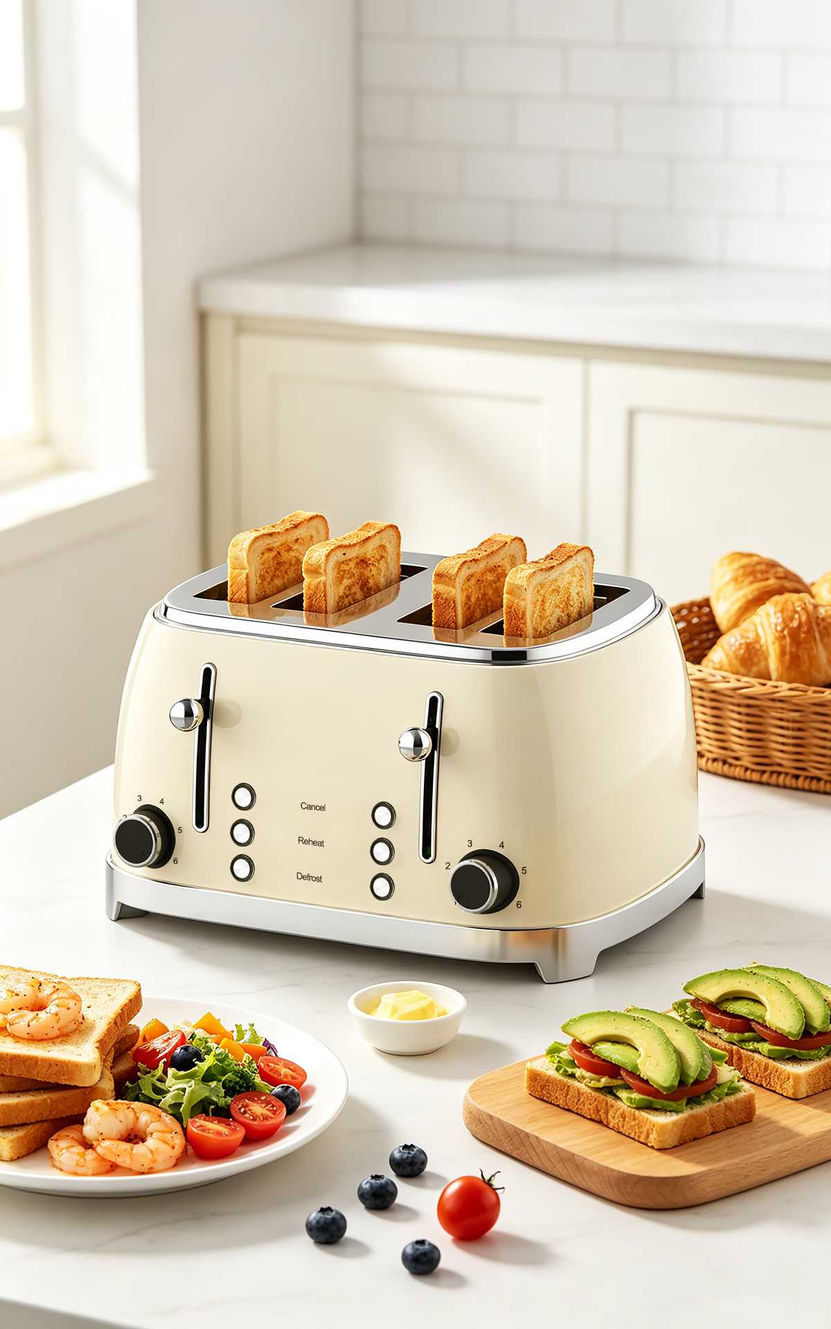 bestone 4 slices toaster