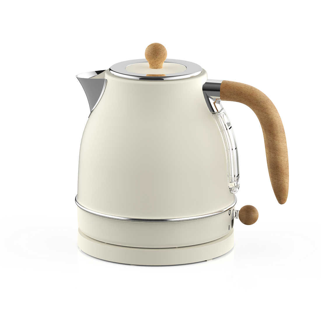 1.2L White Jug Kettle with Stainless Steel Liner(NO.K32)